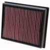 New! K&N High Performance Premium Powersport Engine Air Filter, Washable, 2007-2017 Land Rover, Great Wall