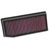New! K&N High Performance Premium Powersport Engine Air Filter, Washable, 2012-2019 Dacia, LADA, Renault