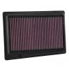 New! K&N High Performance Premium Powersport Engine Air Filter, Washable, 2015-2019 Fiat