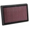 New! K&N Engine Air Filter: High Performance, Premium, Washable, Replacement Filter, 33-3138
