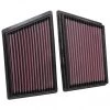 New! K&N Engine Air Filter: High Performance, Premium, Washable, Replacement Filter, 33-3153