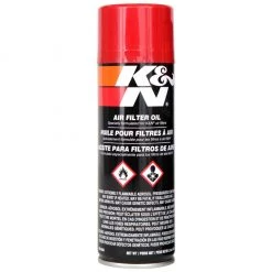 New! K&N Air Filter Oil: 6.5 oz. Aerosol Restore Engine Air Filter Performance and Efficiency, 99-0504