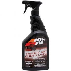 New! K&N Synthetic Air Filter Cleaner and Degreaser: 32 oz. Spray Bottle Restore Engine Air Filter Performance, 99-0624