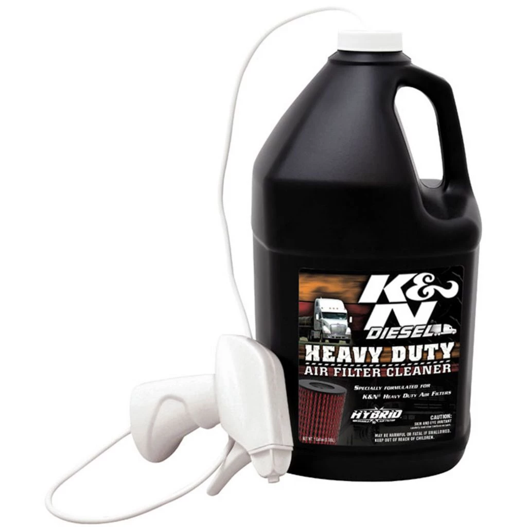 New! K&N Heavy Duty Air Filter Cleaner and Degreaser: Power Kleen 1 gal. Restore Engine Air Filter Performance, 99-0638 1 New! K&N Heavy Duty Air Filter Cleaner and Degreaser: Power Kleen 1 gal. Restore Engine Air Filter Performance, 99-0638